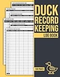 Duck Record Keeping Log Book: Track Ducks Feeding, Health, Hatching, Egg Production, Coop Maintenance, Income, and More | Duck Care Journal For Waterfowl Owners