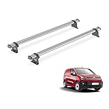 Van Guard Trade Roof Rack for Citroen Berlingo (2018+) 2 Steel Roof Bars [Only Suitable for Models with Twin Rear Doors] - UltiBar Trade - SB338-2