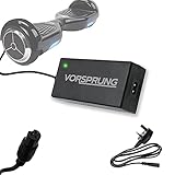 VORSPRUNG® Rapid Hoverboard (Self-Balancing) & Scooter Charger with LED Indicator, Suitable:Segway,Hausebell Bluefin Ameritoy Powerboard WeeCoo Coolreall LeRay Fiturbo -42V 2Amp AC (3 Pin to UK Plug)