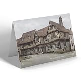 GREETING CARD - Vintage Suffolk - The Guild-hall, Lavenham (b)