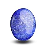 BMYUK 1.8 inch Oval Healing Crystal Stone Thick Reiki Natural Polished Carrying Suitable for Meditation Protection Energy Balancing Anxiety and Gift Giving (Lapis Lazuli)