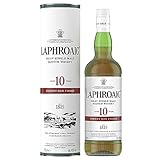 Laphroaig 10 Years Old Sherry Oak Finish | Single Malt Peated Scotch Whisky | Islay | Maple Syrup and Dark Chocolate | Bourbon and Oloroso Sherry Oak Cask Matured | 48 Percent ABV | 70 cl