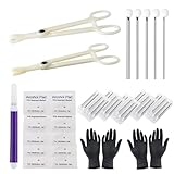 rayyl 42PCS Piercing Kit, Ear Nose Piercing Needles 12G 14G 16G 18G 20G Piercing Needles Kit with 4pcs Different Piercing Clamps for Piercing Tool Kit