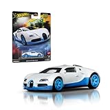 Hot Wheels Premium Bugatti Veyron, Car Culture Circuit Legends Vehicles for Kids 3 Years Old & Up and Adult fans and Collectors, Premium Collection of Car Culture 1:64 Scale Vehicles, HRW06