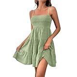 my orders, party dress, Summer Dresses for Women UK 2025 Boho Causal Short Sleeve Vacation Floral Button Linen Dress with Pockets Ladies Maxi Printing Party Club Elegant Beach Dresses Mint Green M