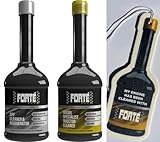 Forte Engine Treatment Twin Pack, DPF Cleaner & Regenerator + Diesel Injector Cleaner, 400ml Each, with Air Freshener