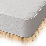 Starlight Beds Single Mattress – Memory Foam Mattress with Springs, Maximum Value, 18cm Deep, Plush, White,(90cm x 190cm)