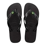 Havaianas - Top Brasil, Comfortable, Durable and Lightweight Flip-Flops, with Non-Slip Sole, Brazilian Flag on the Straps, Adults Unisex,6/7 UK