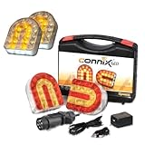 Wireless LED Front & Rear Trailer Light Kit Retrofit JSW Equitrek Titan Nugent