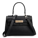 HiTotes Small Crossbody Bags for Women Vegan Leather Designer Handbag Women's Top-handle Bags Satchel Purse with Adjustable Strap for Daily Use