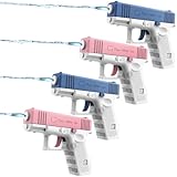 DONGTATA 4 PACK Water Pistols Water Guns Toys for Kids Mini Squirt Toy for Summer Pool Party Bath Water Gun Water Pistol Bath Toy Kids Outdoor Beach Garden Swimming Beach Game