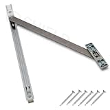 uPVC Door Restrictor Stay with Hold Open Function - 90 Degrees - for uPVC, Aluminium, French & Patio Doors