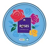 Roses Chocolate Tub 550g – Large Tub of Chocolates, Individually Wrapped Selection, Birthday, Christmas, Halloween, Party Treats, Bulk Sharing, Chocolate Gift Box for Kids & Adults