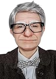 ALLAURA Old Man Wig Grey Silver Grandpa Costume Mens — Old Man Gray Wig One Size Fits All