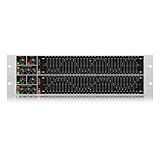 Dual Channel Graphic Equalizer, 31-Band Stereo Graphic Eq, With Fbo Feedback Detection System, Pink Noise Generator, Built-In Limiter, Standard Rack Height, For Studio