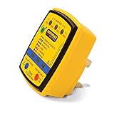 Martindale EZ365 Socket, Earth Loop and RCD Tester, Yellow, 65 x 80 x 59 mm
