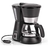 Camp4 Coffee Machine 12 V 170 W, Black 650 ml, 4-6 Cups (932991862)