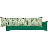 furn. Lodge Wood Forest Velvet Draught Excluder Case, 20 x 92cm