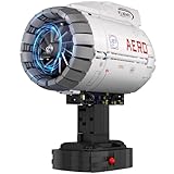 Brihappen Aircraft Engine Building Blocks Set for Adult Boys (1813 Piece) - Electric Engine Model with Motor That Works, STEM Mechanic Engineering Building Toy, Gifts for Building Blocks Lover