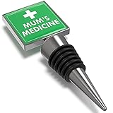 Funny Gifts for Mum from Daughter Son Novelty Wine Bottle Stopper Mums Medicine Cork Rude Funny Novelty Gift for Her Secret Santa Stocking Filler Christmas Xmas Gifts