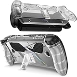 Miimall for ASUS ROG Xbox Ally X Clear Case with Stand, Shockproof Ultra-Thin Soft TPU Silicone Non-Slip Scratch-Resistant Protective Cover for ROG Xbox Ally X 2025 Case-Transparent