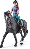 SCHLEICH HORSE CLUB — 42541 Lisa & Storm 10 Piece HORSE CLUB Play Set with Rider and Hanoverian Gelding, Horse Gifts for Girls and Boys Ages 5+
