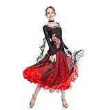 ROYAL SMEELA Long Sleeve Ballroom Dance Dresses for Women Modern Waltz Tango Dress Foxtrot Competition Performance Dance Dress ballroom dancing dress adult ballroom competition dress tango dresses