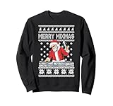 Merry Mixmas Funny Christmas Dj Hip Hop Music party EDM Ugly Sweatshirt