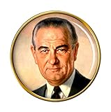 President Lyndon Johnson Pin Badge