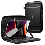 Spigen Rugged Armor Pro Laptop Sleeve Compatible with Macbook Pro 14 inch (2025/2024/2023/2021) / MacBook Air 13 inch M3 (2024) / Galaxy Book Pro 13.3" / LG Gram 360 14" - Black