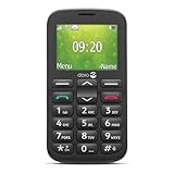 Doro 1380 Unlocked 2G Dual SIM Mobile Phone for Seniors with 2.4" Display, Camera and Assistance Button (Black) [UK and Irish Version] (Black)