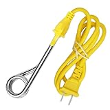 Boiling Water Heating Tube: Hot Water Heats Up Fast – Mini Stick Immersion Heater and Camping Heater for Travel, Coffee, Tea, Cocoa, Milk (220V 600W)