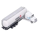 SUPYINI Oil Tanker Truck Model High Simulation Interactive Realistic Alloy Tank Truck Trailer Toy for Children and Parents