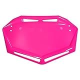 CyclingColors Plastic BMX Plate Support Number Fork Head Trial Aero Design Competition MTB Motocross MX Motorcycle Quad Kart Cross Karting Enduro, Pink