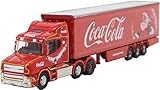 Oxford Diecast NTCAB007CC Scania T Cab Box Trailer Coca Cola Xmas