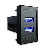 T4 OEM style USB phone charger for Volkswagen Transporter T4 in Blue