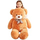 IKASA Giant Teddy Bear Soft Toys Stuffed Animals (120cm, brown)