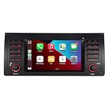 LXKLSZ Car Stereo for BMW E39 M5 Compatible with Wireless Carplay/Android Auto with IPS Touch Screen/Bluetooth/Mirror Link/FM/AM/USB/High Power
