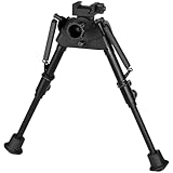 Harris Series S Ultralight Bipod with Picatinny Clamp (6 to 9", Smooth Legs)