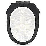 TT TYTX LAPD Police Badge Holder (Badge not Included) for Los Angeles or Phoenix with Belt Clip Photo Pocket and Chain