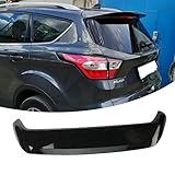 MUTUSAISI Rear Window Roof Spoiler Tailgate Boot Wing Fit For Ford Kuga II 2013-2020 EcoBlue/EcoBoost/ST-Line/T/TDCi/Titanium/Vignale/Zetec/ST Style Painted Gloss Black