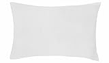 Flannelette Pillow Case Pair 100% Brushed Cotton 50cm x 75cm COLOUR WHITE