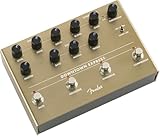 Fender Downtown Express Bass Multi-Effect Pedal, Compressor, Overdrive, 3-Band EQ, Direct Output, LED-Backlit Knobs, Effect Order Toggle Switch