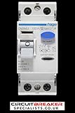 HAGER 100 AMP 100 mA DOUBLE POLE RCCB RCD TIME DELAYED CN284U 174106