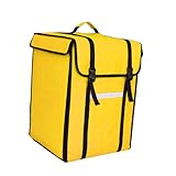 Pizza Backpack for Takeaway Delivery Hot Food Cycle Moped Bike Thermal Takeaway Backpack T9 (Yellow)
