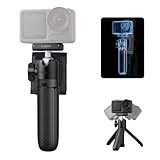 ULANZI MT66 Small Action Camera Tripod, w Backpack Velcro Strap, Magnetic Quick Release Adapter Mount for DJI Osmo 360 Nano Action 5 Pro 4, Multi-Modes Backpack Clip/Selfie Stick/Mini Tripod