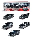 Majorette 212053174 Other License BLACK EDITION DIE-CAST COLLECTOR 5 CAR PACK