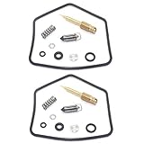 Hippotech Pack of 2 Carburetor Repair Kit for Kawasaki LTD 440 700 750 KZ KZ440 KZ750 Replacement Part