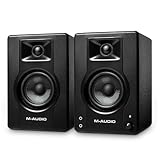 M-Audio BX3 3.5" Studio Monitors, HD PC Speakers for Recording and Multimedia with Music Production Software, 120W, Pair