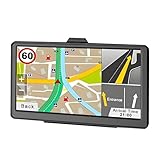 7 Inch Sat Nav UK for Car/Truck, 2025 Free Lifetime Maps, Speed & Low Bridge Warnings, 3D/2D Navigation, 8GB Storage, MP3/MP4 Player, FM Transmitter, Voice Guidance in 30 Languages (X20-4)